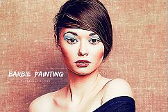 Barbie Painting Photoshop Action Product Image 4