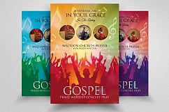 Gospel Church Concert Flyer Product Image 1