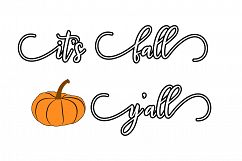 AA33 - It&#039;s fall y&#039;all Bundle-Pumpkin- fall- SVG Cut File Product Image 8