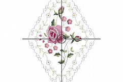 Vintage Antique Floral Decorative Single Rose Product Image 5