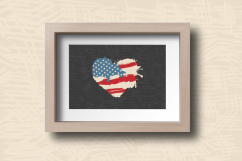 American Flag/USA Heart Product Image 3