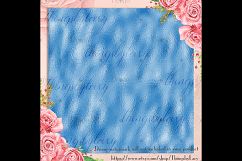 42 Royal Blue Metallic Foil Texture Digital Papers Product Image 6