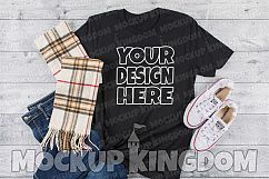 Unisex Crew Neck Shirt Mockup, Bella Canvas Mockup Product Image 1