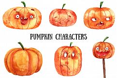 The Mad Halloween - Watercolor Clip Art Set Product Image 3