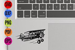 Vintage Aeroplane / Airplane  SVG Cutting File  Product Image 3