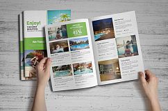Holiday Travel Brochure Catalog Design v3 Product Image 16