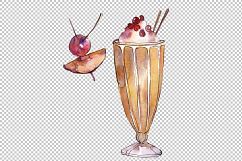 Watercolor exotic drink cocktail PNG set Product Image 3