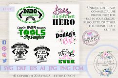 Dads and Daughters Bundle of 7 SVG DXF Cut Files LL122 Product Image 1