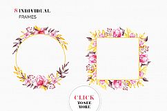 Autumn Magnolia Watercolor Bundel Product Image 9