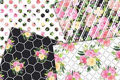 Floral Digital Paper - Romance Product Image 4