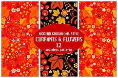 Khokhloma flowers and currants Product Image 4
