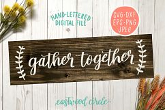 Thanksgiving SVG Bundle - Hand Lettered SVG Files for Signs Product Image 5