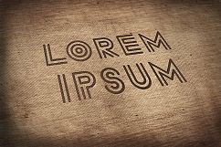 Modern designer font, striped letters Product Image 3