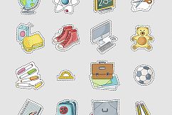 Back to School Stickers Set Product Image 3