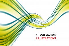 Tech Vector elements and backgrounds Product Image 1