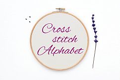 Cross Stitch Alphabet Pattern (Alph19) Product Image 1