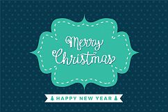 Merry Christmas and New Year greeting card Product Image 1