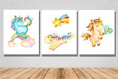 Unicorn wall art for nursery  Product Image 1
