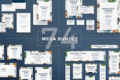 Healthy Food Design Templates Bundle Product Image 1