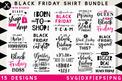 Black Friday shirt design SVG Bundle | SVG DXF EPS PNG MB35 Product Image 1