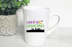 Happy Haunting SVG Cut File - Halloween SVG EPS DXF PNG JPG Product Image 5