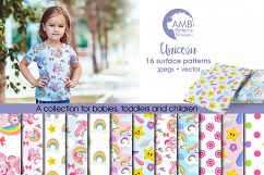 Unicorn patterns, Magical Unicorn papers AMB-1384 Product Image 1