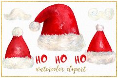 Christmas watercolor clipart bundle Product Image 4