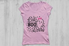 Fab boo lous svg, Halloween svg, faboolous svg, cute ghost. Product Image 3