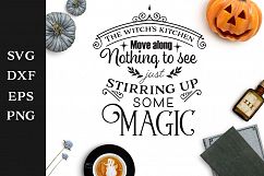 The Witch's Kitchen Halloween SVG Cut File Product Image 1