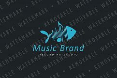 Sound Wave Fishbone Logo Product Image 3
