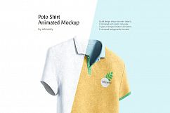 Polo Shirt Animated Mockup Product Image 1