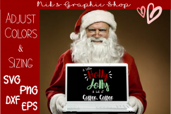 Holly Jolly Svg, Christmas Svg, Coffee Svg, Christmas Product Image 4
