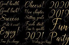 New Years Word Art Clipart Product Image 3