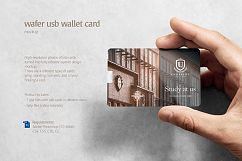 Wafer USB Wallet Card Mockup Product Image 2