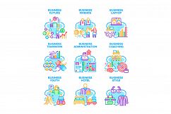 Business Relation Set Icons Vector Illustrations Product Image 1