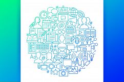 Blog Line Art Icons Product Image 5