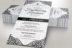 Black White Luncheon Flyer Template Product Image 5