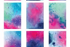 Unicorn Watercolor Splatter Textures Product Image 4