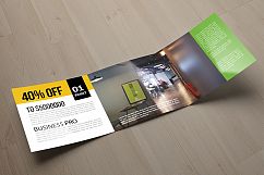 Business Social Network Square Trifold Brochure Product Image 4