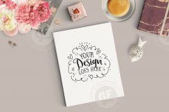 Feminine Styled Desktop - Art Print Mockup Product Image 1