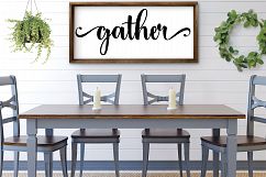 Script Word Bundle for Canvas Signs Product Image 2