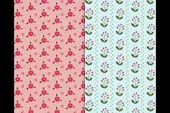 12 Spring Flower Digital Papers 6 x 6 inch Product Image 3