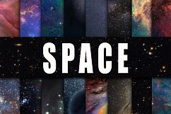 Space Digital Paper Textures Product Image 1