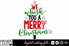 Christmas SVG - We Whisk You A Merry Christmas SVG Product Image 1