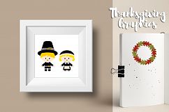 Kids Thanksgiving Clipart Graphics Product Image 3
