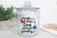 Sleigh Bells Ring - Christmas SVG Cut File - DXF PNG EPS JPG Product Image 9