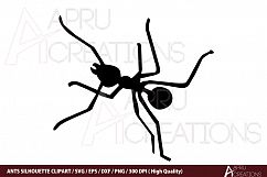 Ants silhouette clipart / ants vector / ants svg silhouette / ants scrapbook eps vector Product Image 2