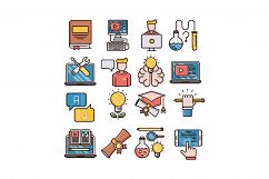 Education icons set Product Image 1