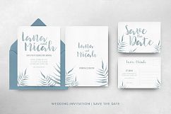 Watercolor Foliage Wedding Invitation Suite Product Image 11