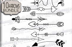 Hand drawn Arrows SVG - Bundle Arrows elements Svg Bundle Product Image 1